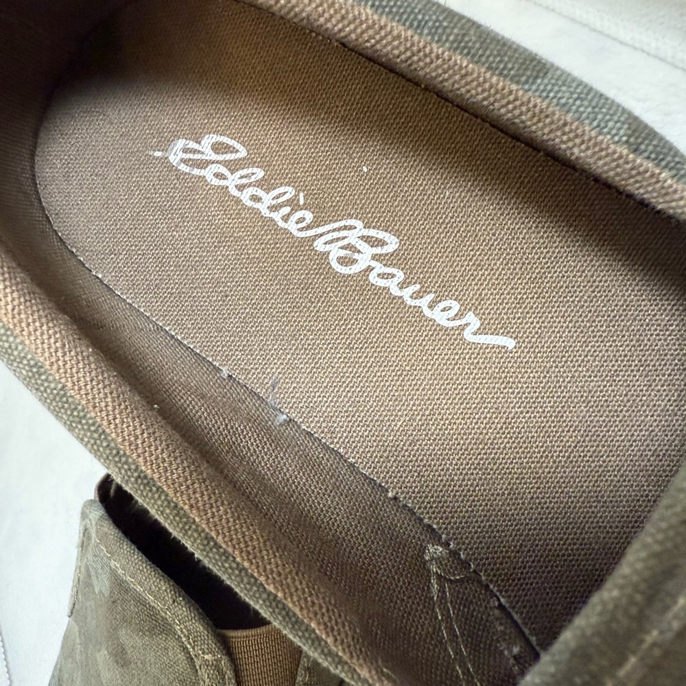 Eddie Bauer Haller Slip On Cammo Shoes Size 10.5 - Picture 4 of 7